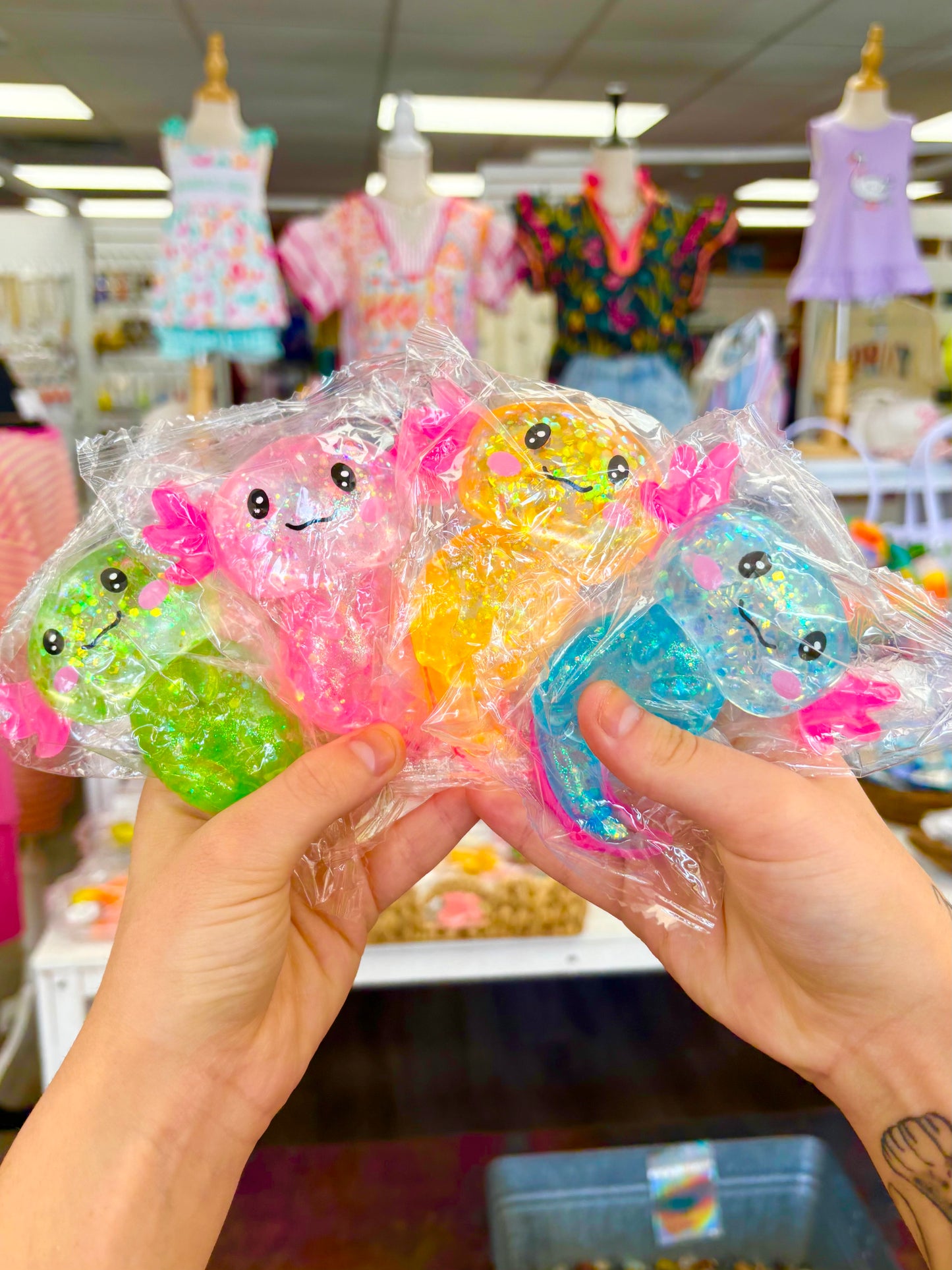 KK Sugar Axolotl Squishy Toy