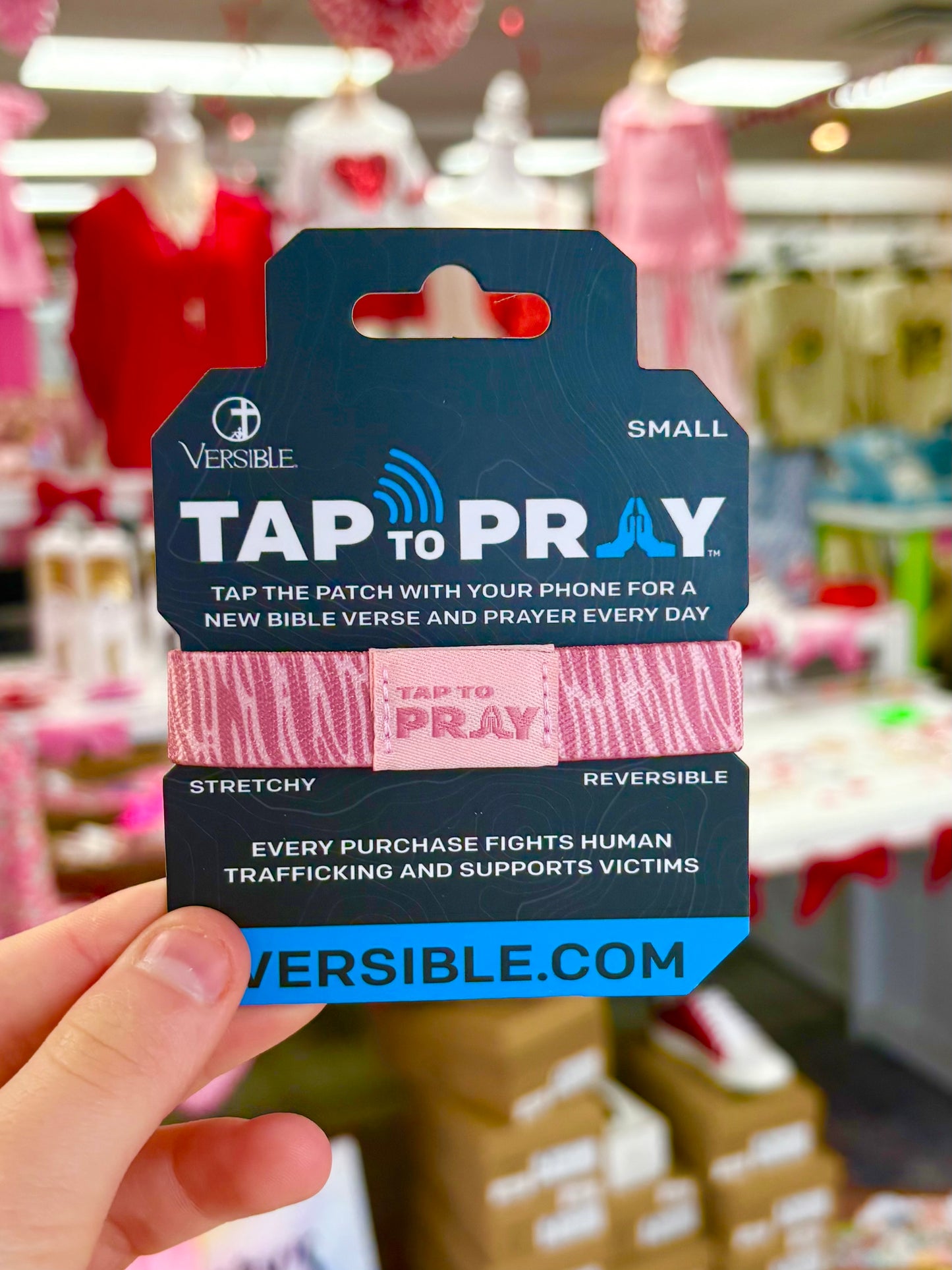 KK Tap To Pray - Safari Rose Leopard / Zebra - Small