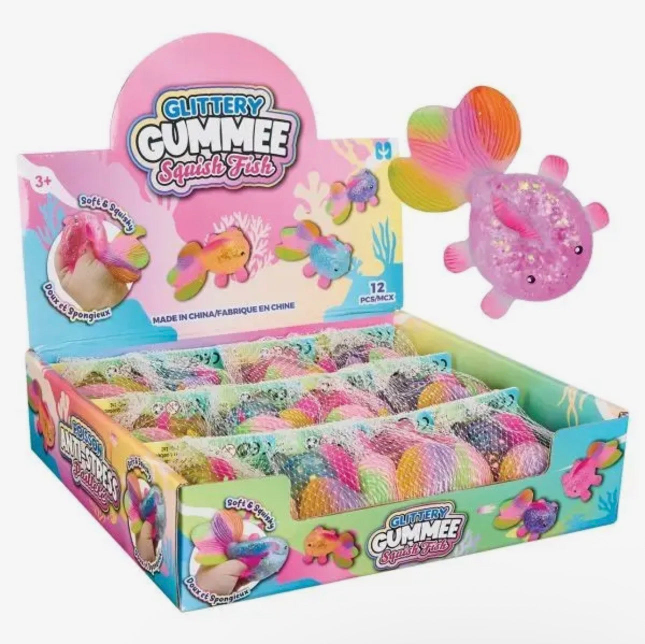 KK Gummee Rainbow Squish Fish