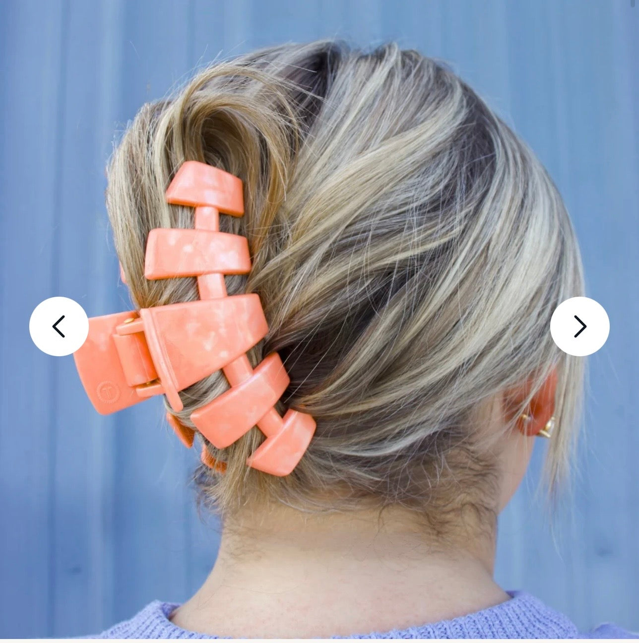 KK Classic Dreamsicle Large Hair Clip