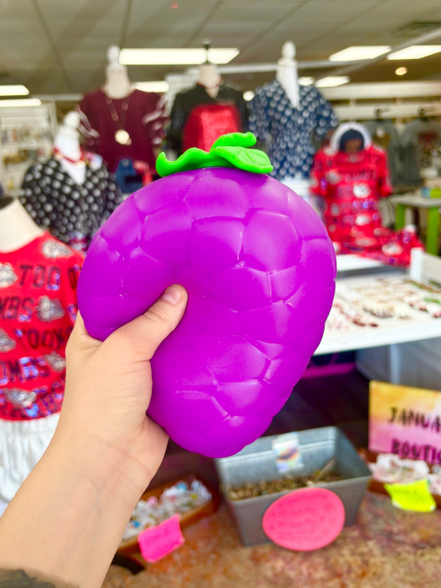 KK SoftMart Jumbo Foam Filled Grape Squishy