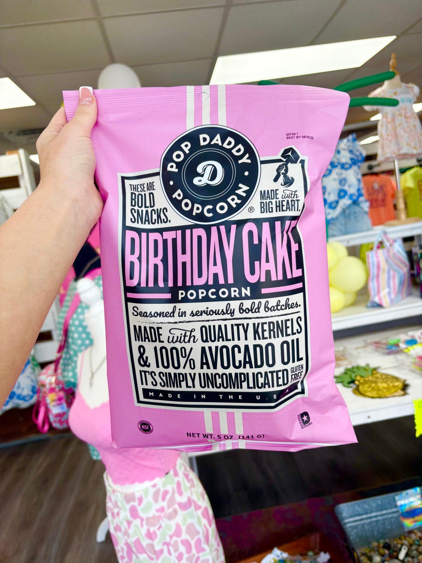 KK Pop Daddy - Birthday Cake Flavored Popcorn 5.0oz