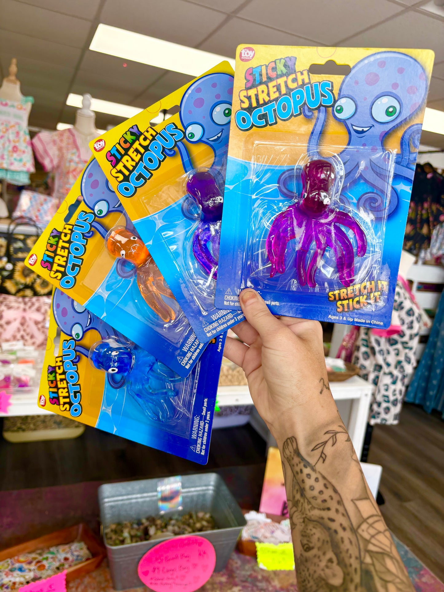 KK Sticky Stretch Octopus Toy