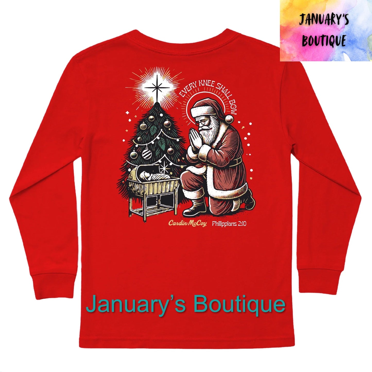 Cardin McCoy Every Knee Shall Bow Shirt