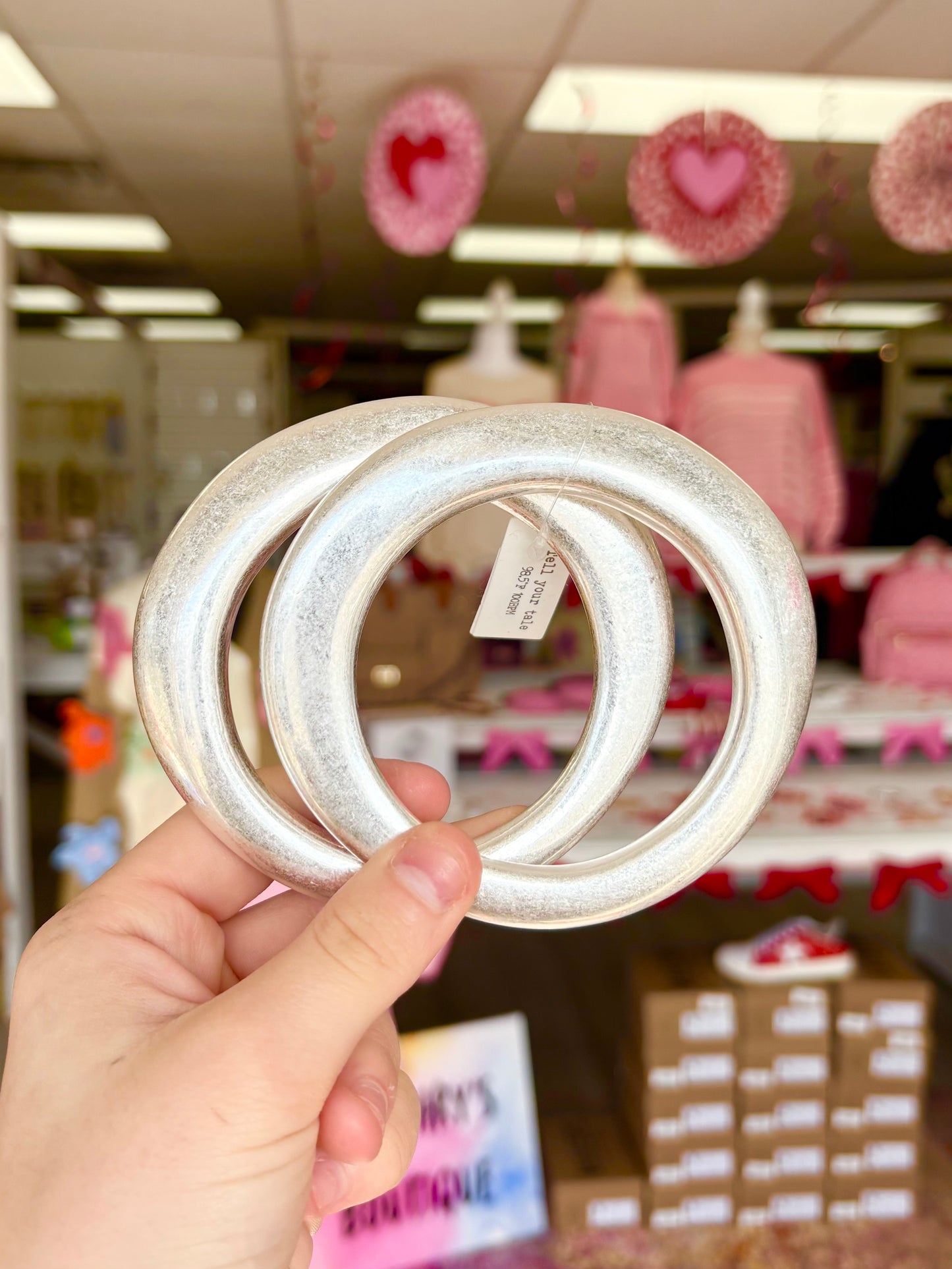 Silver Bangles