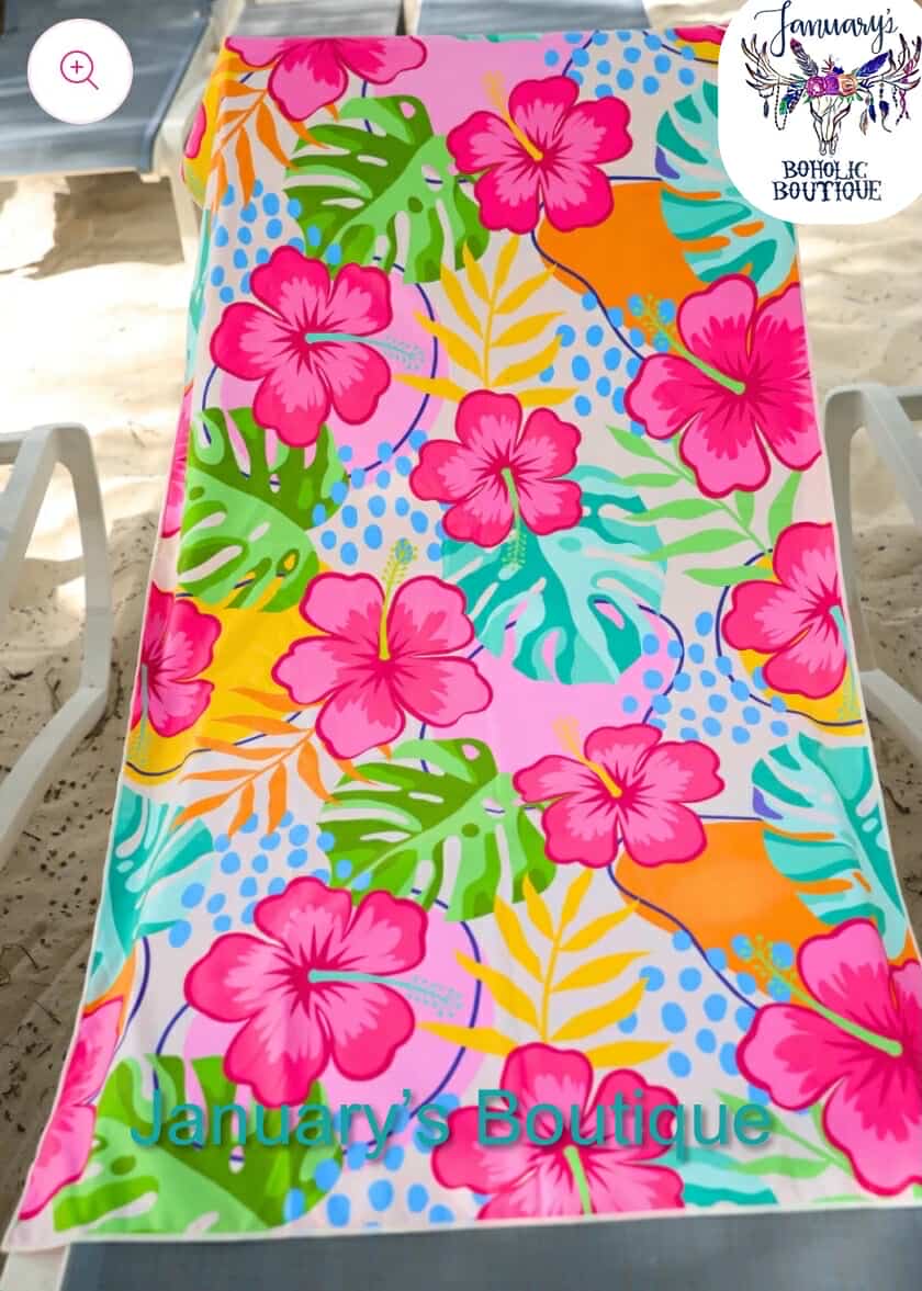 Time To Tango Microfiber Beach Towel