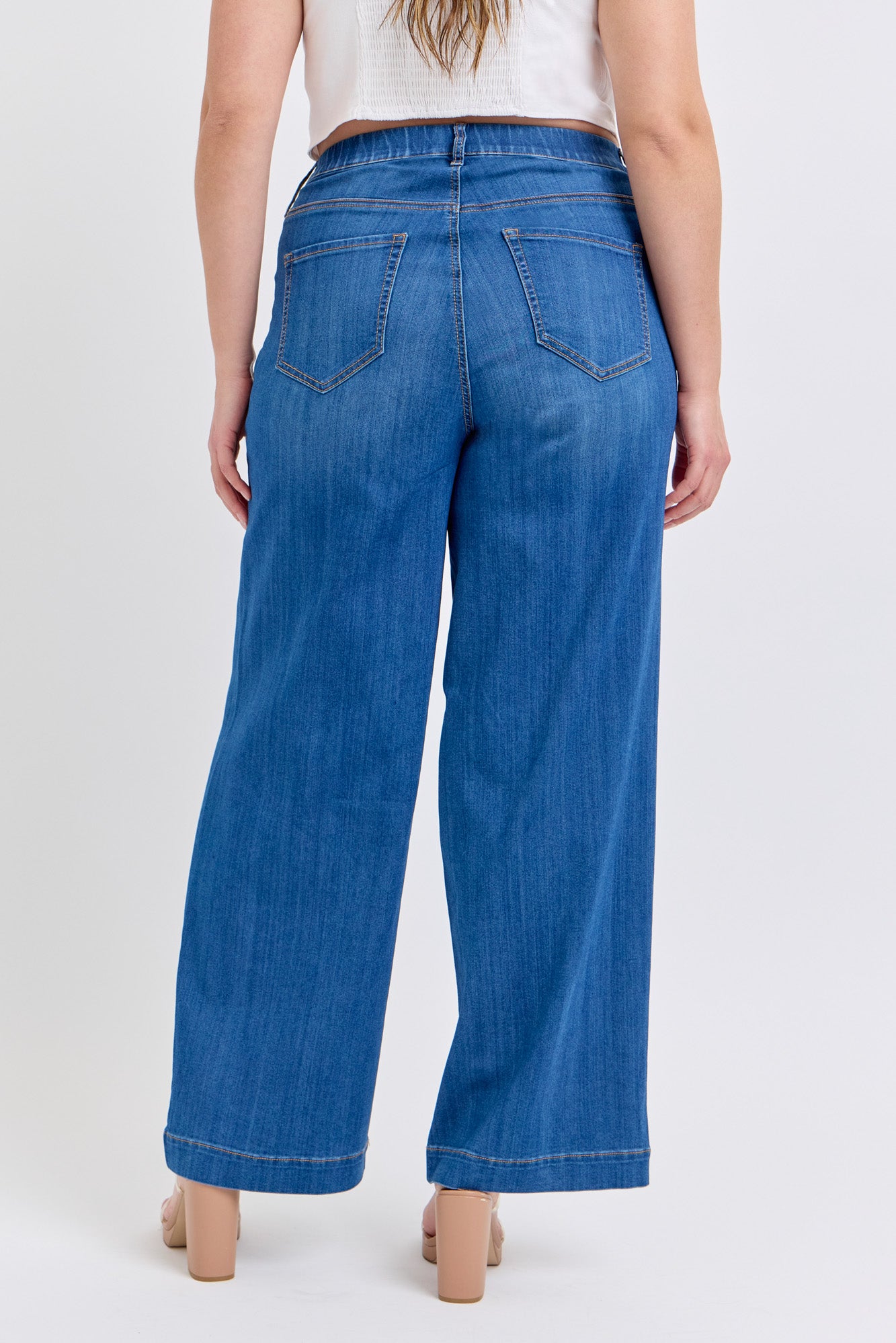 Women’s Plus High Rise Pull-On Wide Leg