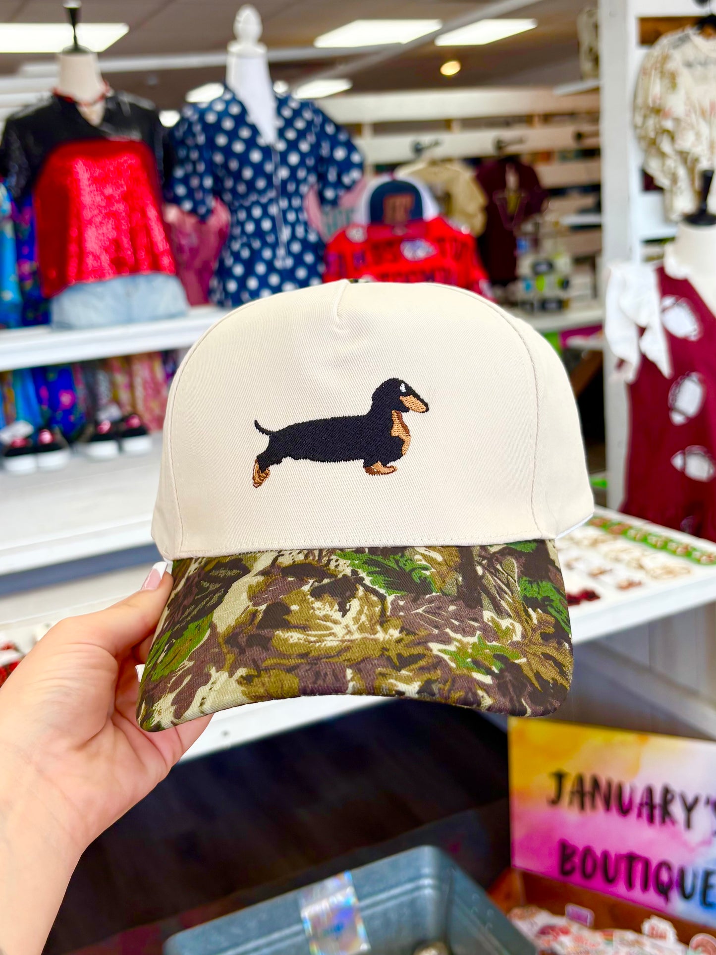 Camo Dachshund Hat
