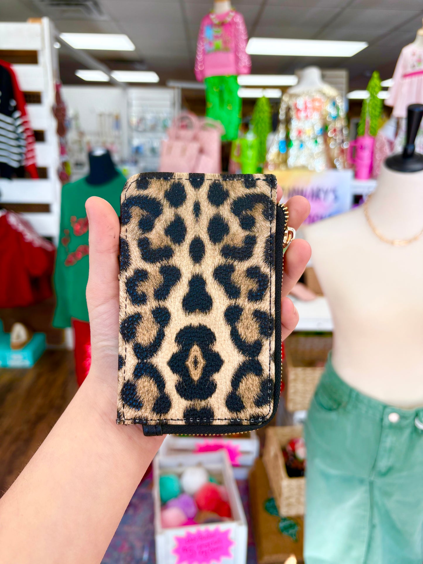 KK Leopard Card Wallet