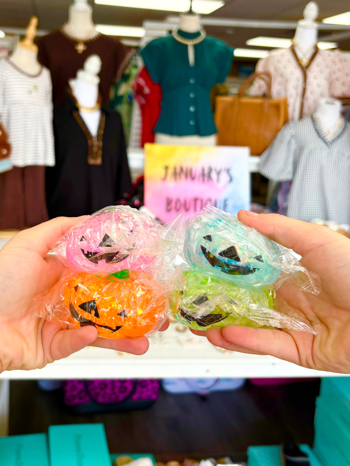 Sugar Glitter Pumpkin Squishy