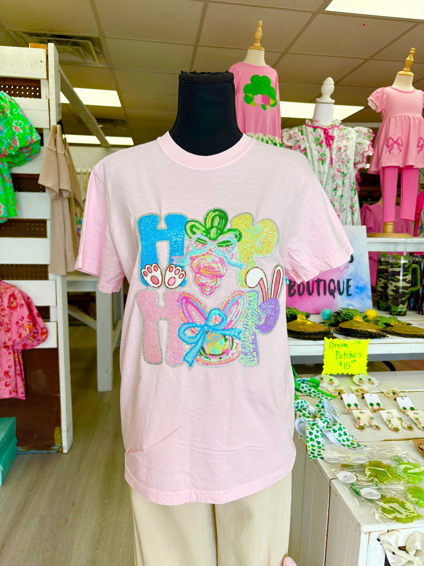 Women’s Sequin HOP HOP Tee