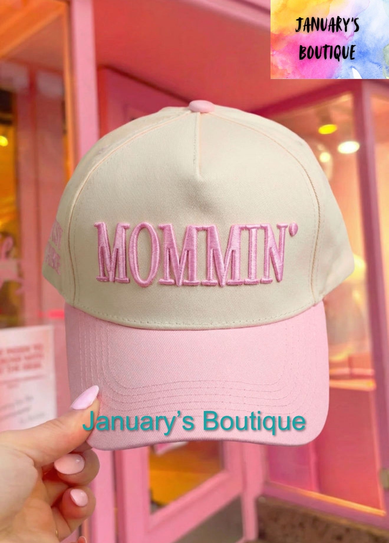 Women’s MOMMIN Pink Hat