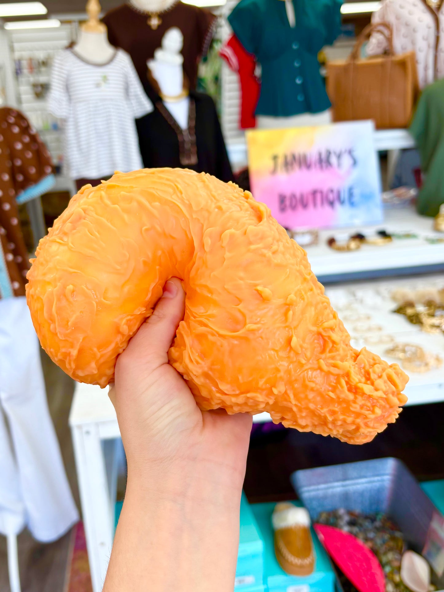 KK Jumbo Chicken Drumstick Squishy