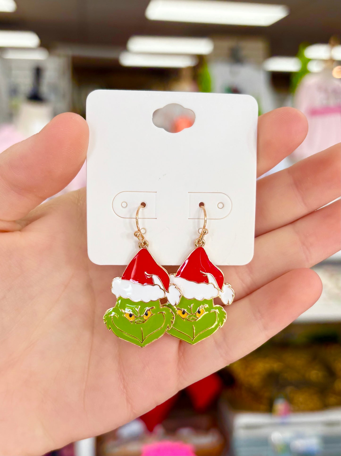 KK Gr*nch Head Earrings
