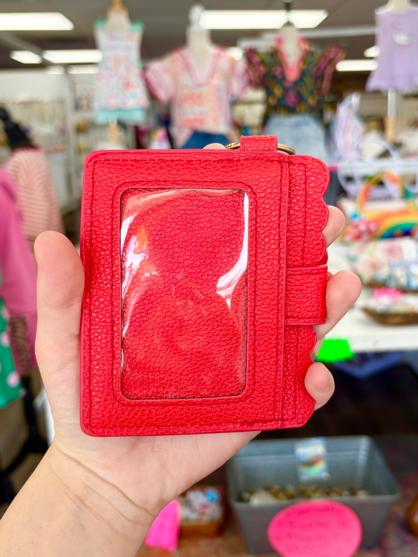 KK Red Wallet Wristlet