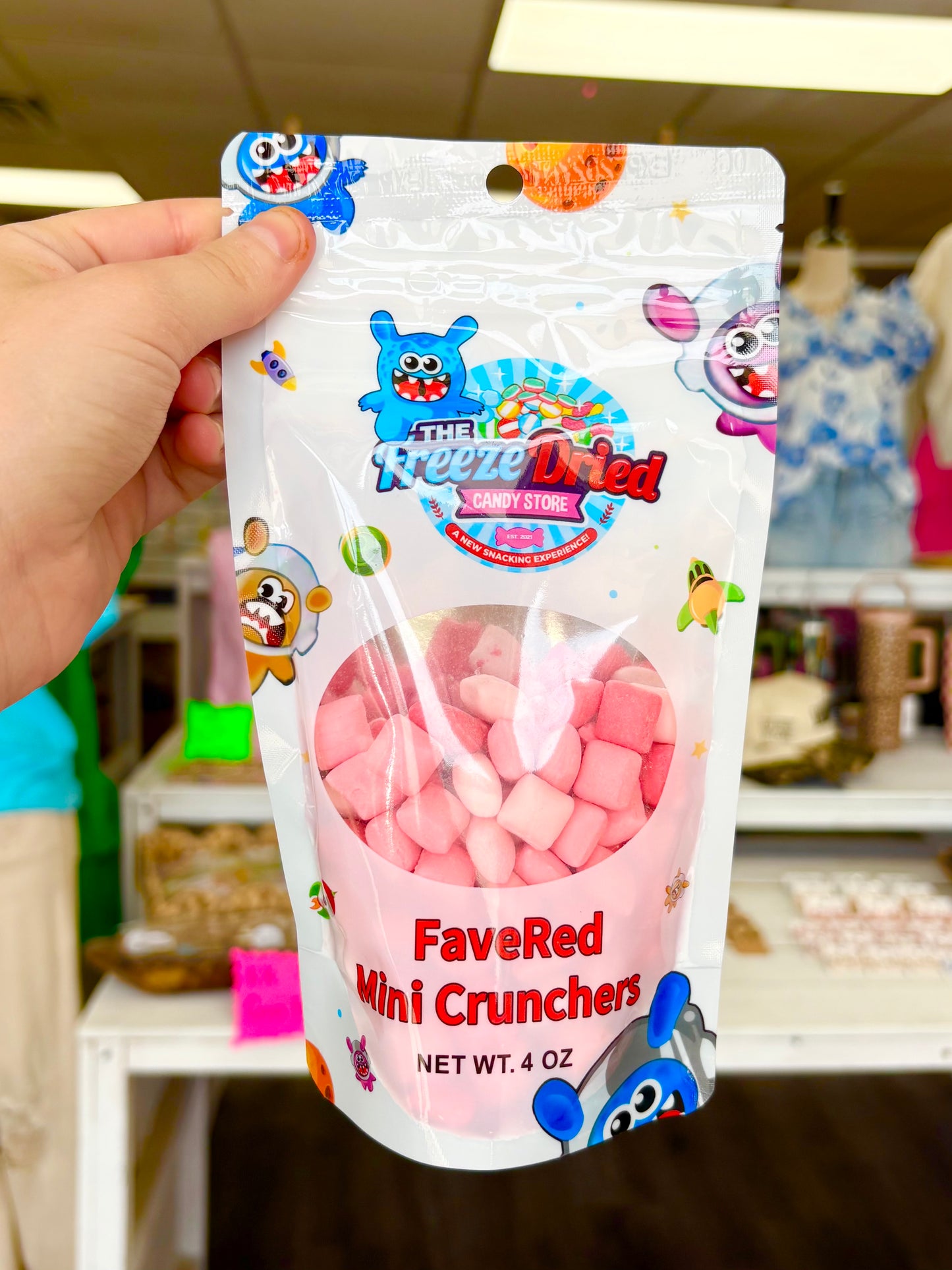 KK Freeze Dried Red/Pink Mini Starburst