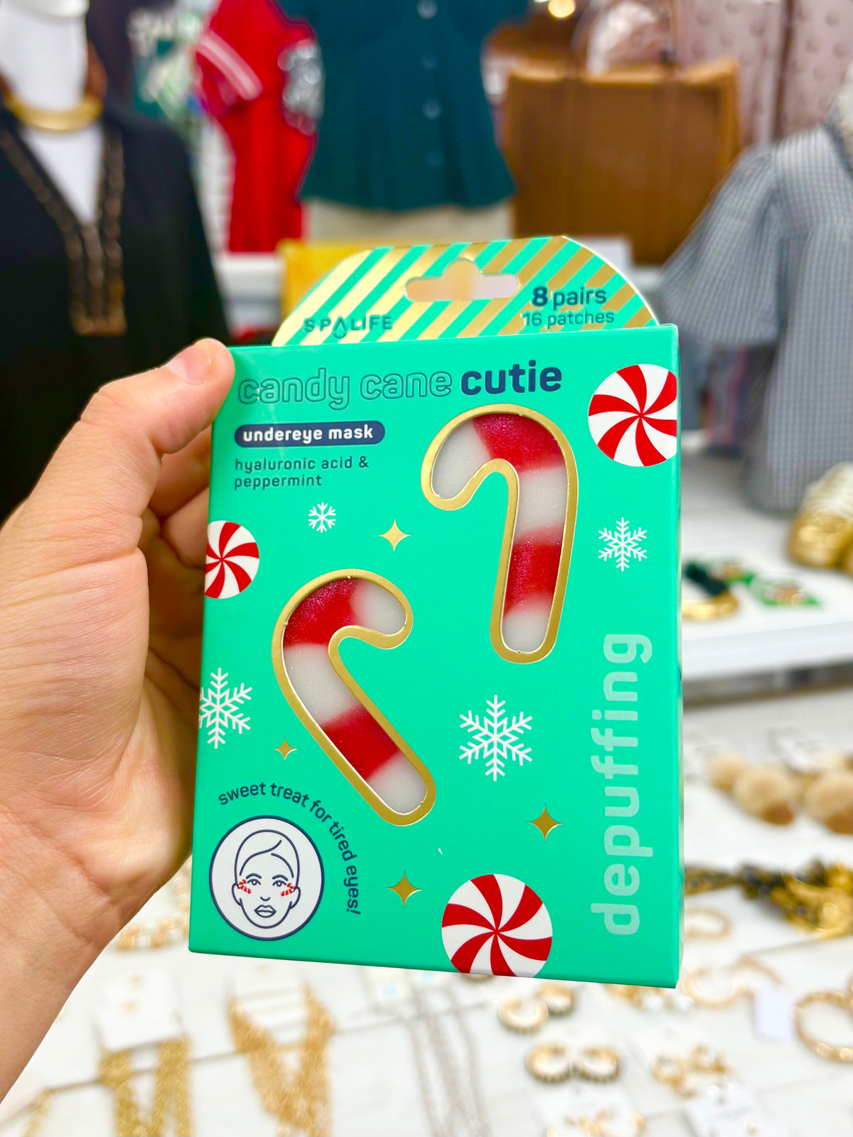 KK Christmas Holiday Candy Cane Cutie
Undereye Patches | 8 Pk