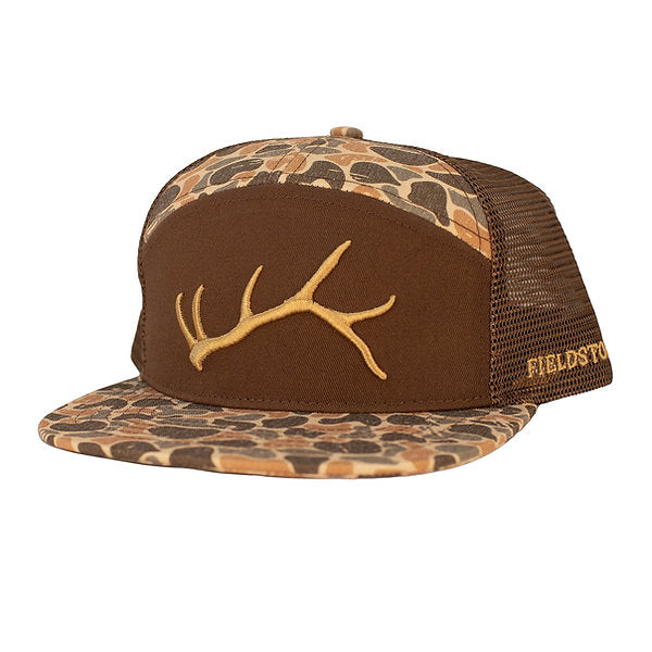 Men’s 7 Panel Woodlands Camo Shed Hat