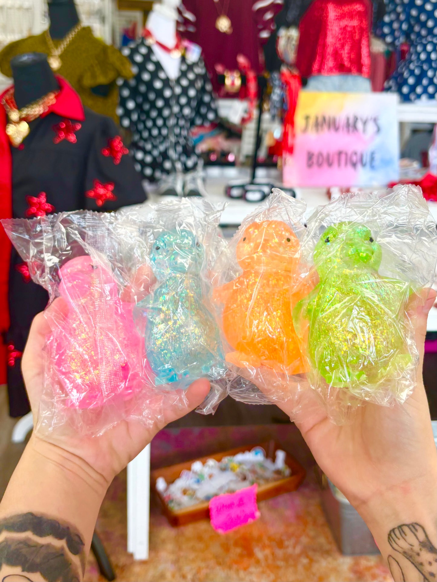 KK Glitter Sugar Penguin Squishy