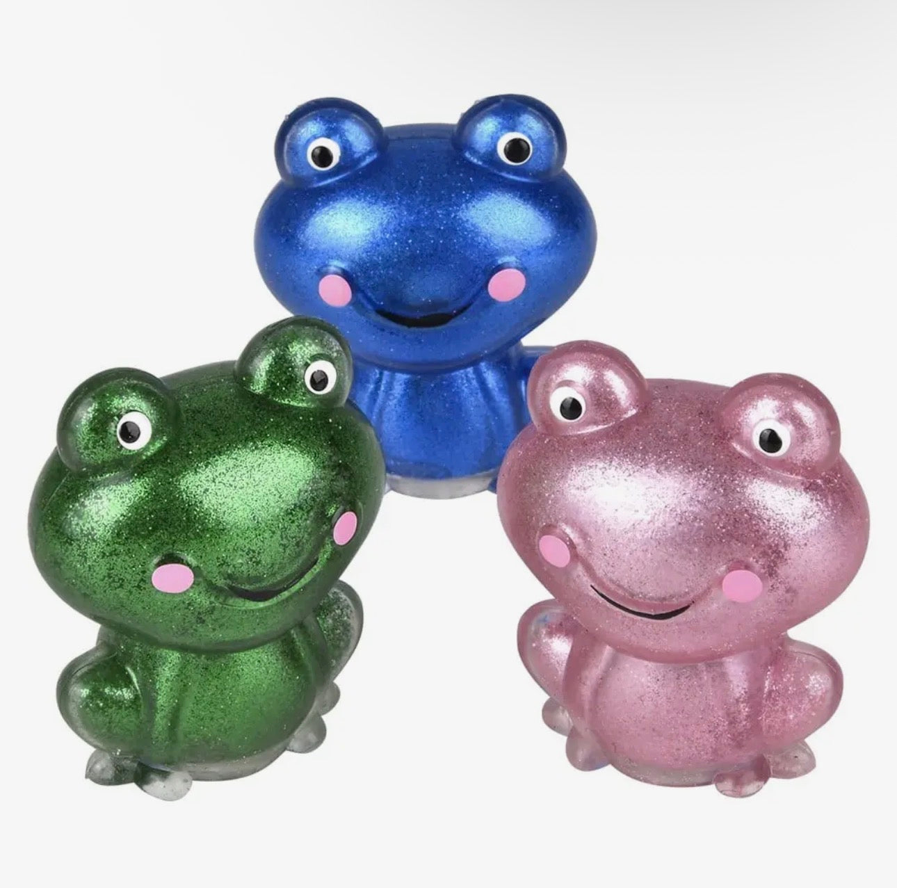 KK Metallic Squishy Frog Toy