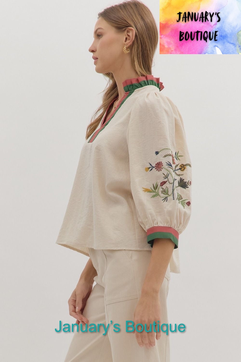 Women’s Entro Floral Blouse