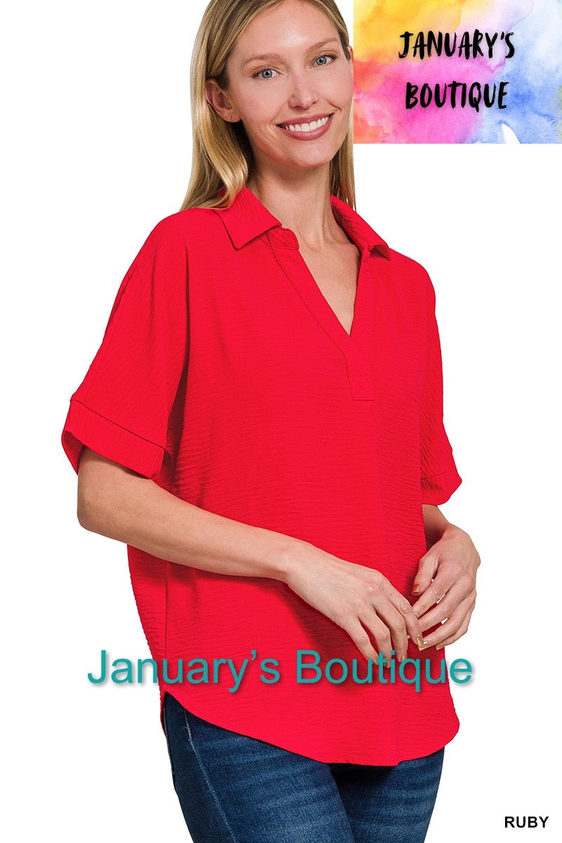 Women’s Airflow Ruby V-neck Top