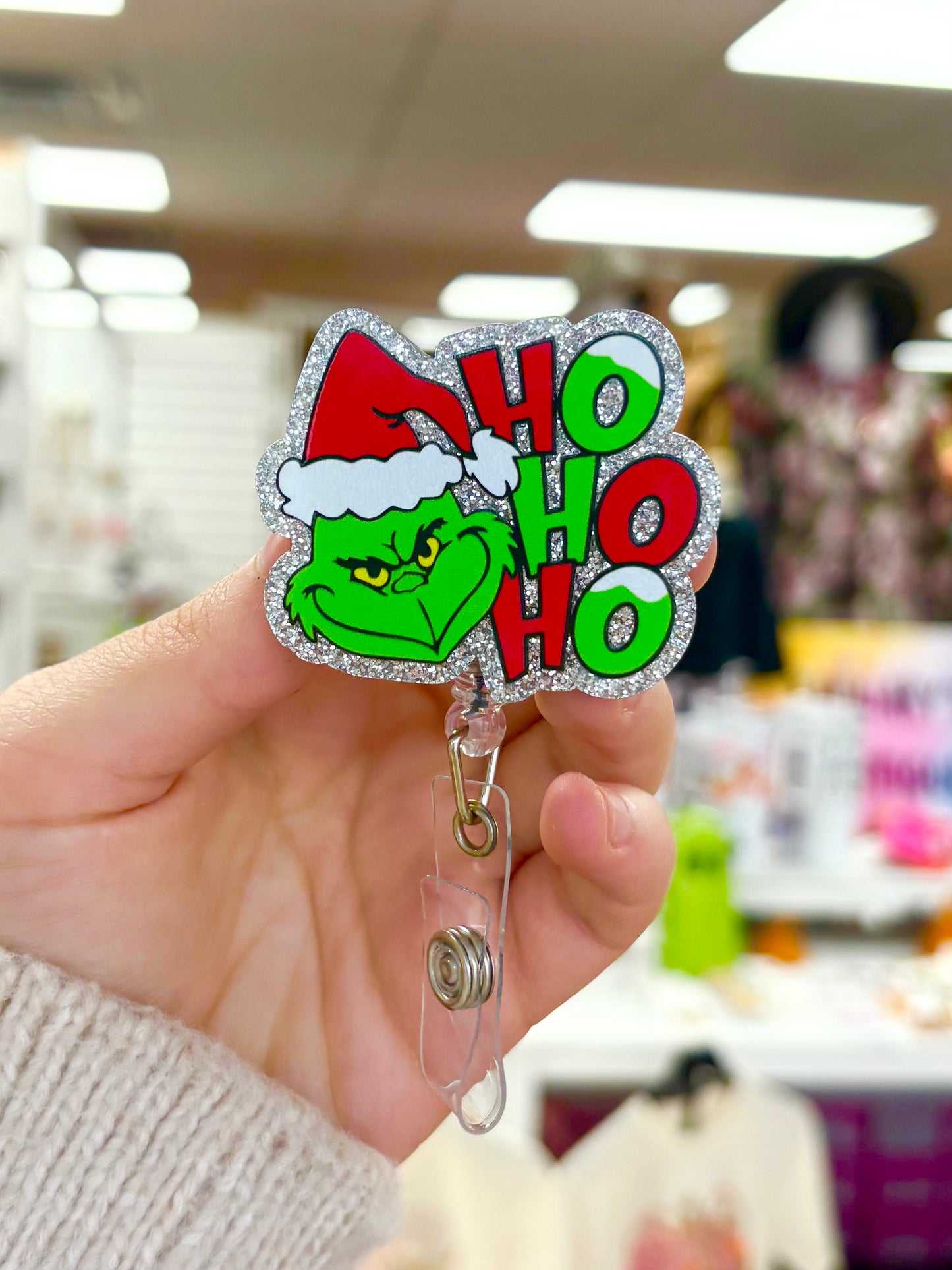 KK “HO HO HO” Gr*nch Badge Real