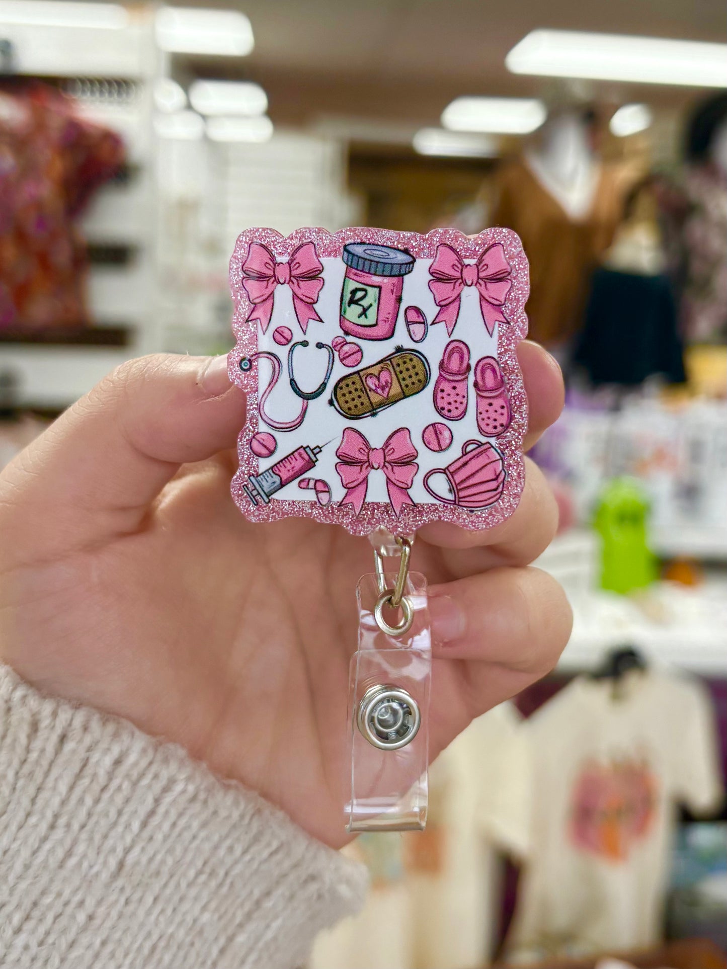 KK Medical Bow Badge Reel