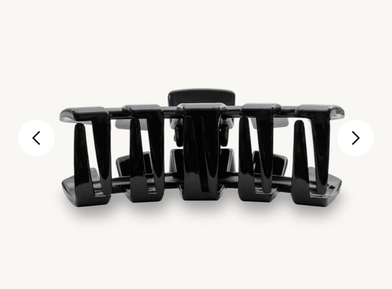 KK Classic Jet Black Large Claw Hair Clip