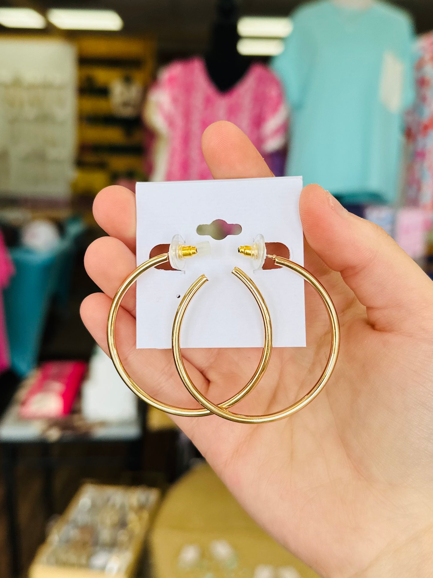 KK Medium Gold Hoops