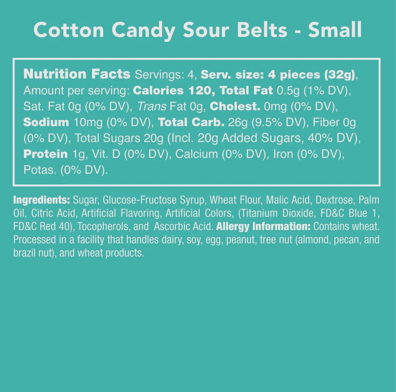 KK Cotton Candy Sour Belts