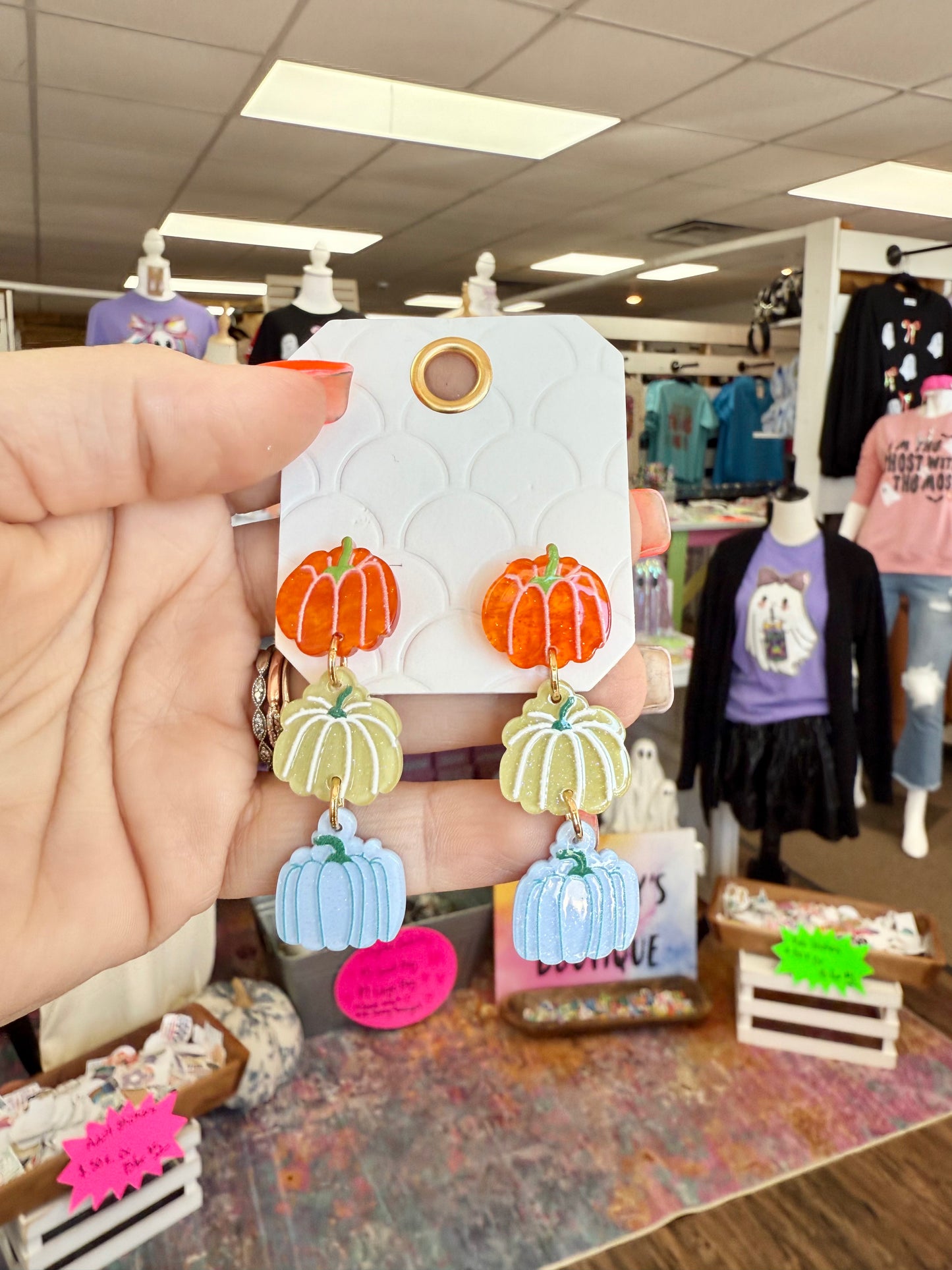 Pumpkins Dangle Earrings