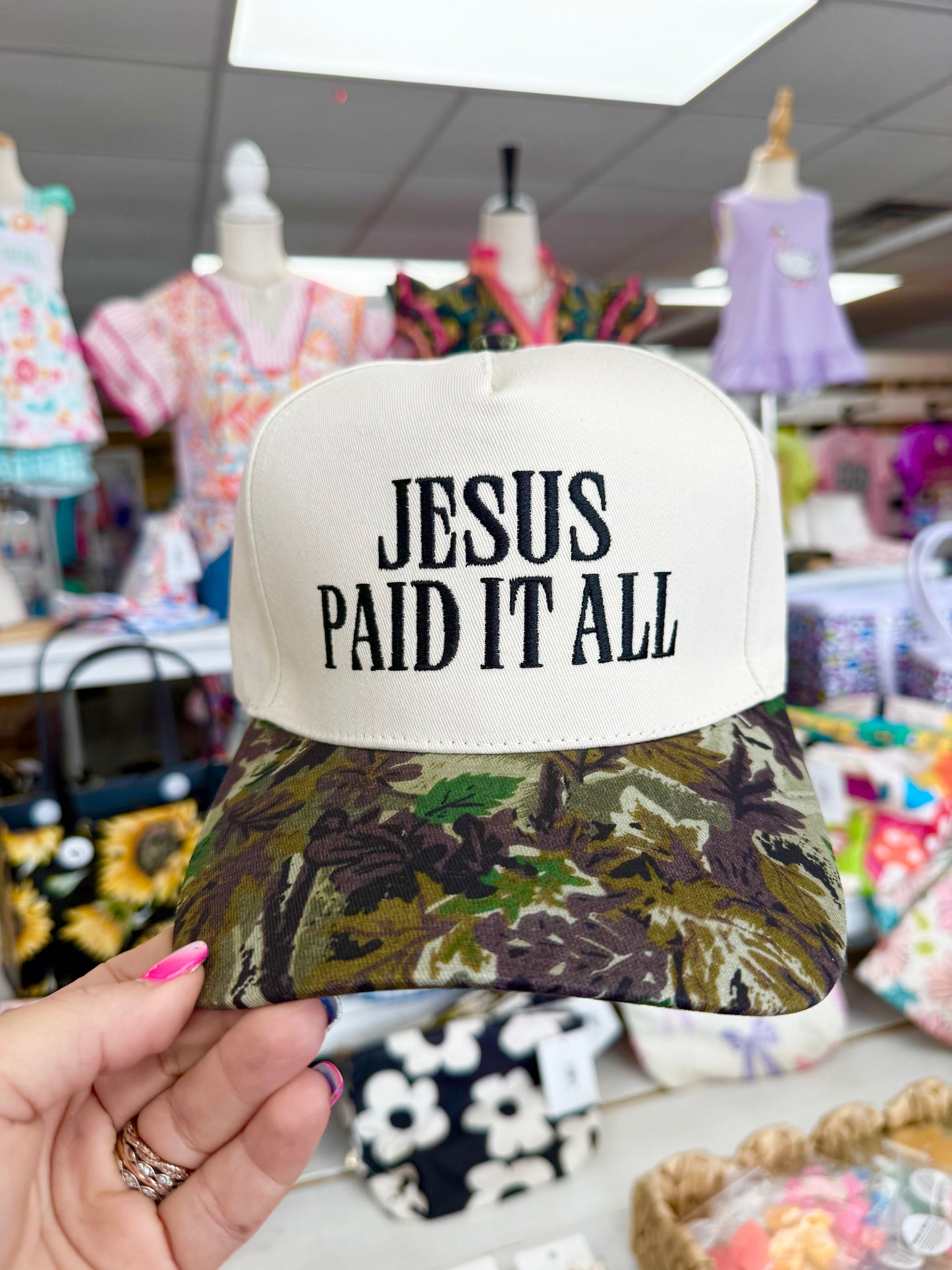 Women’s JESUS PAID IT ALL Hat