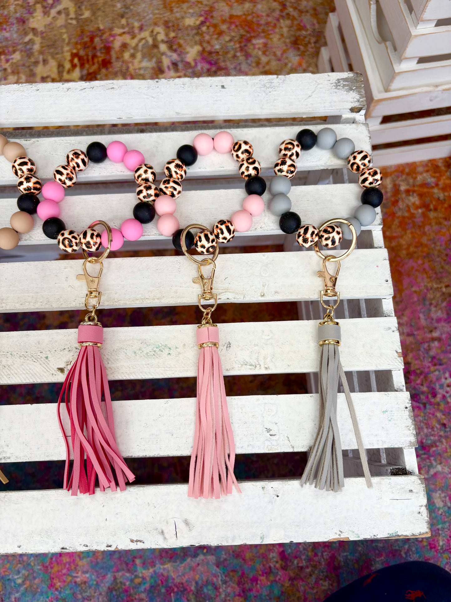 KK Leopard Wristlet