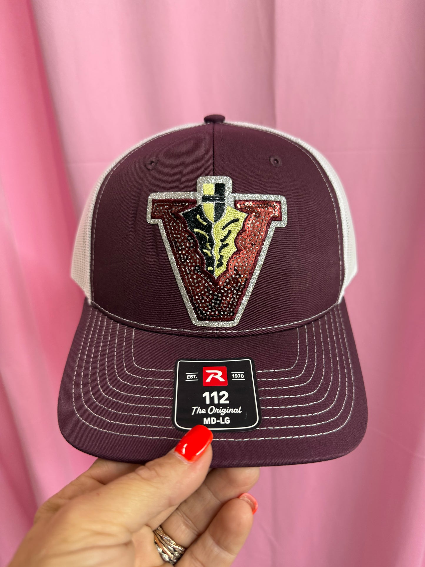 Women’s Sequin Vidalia Indians Cap