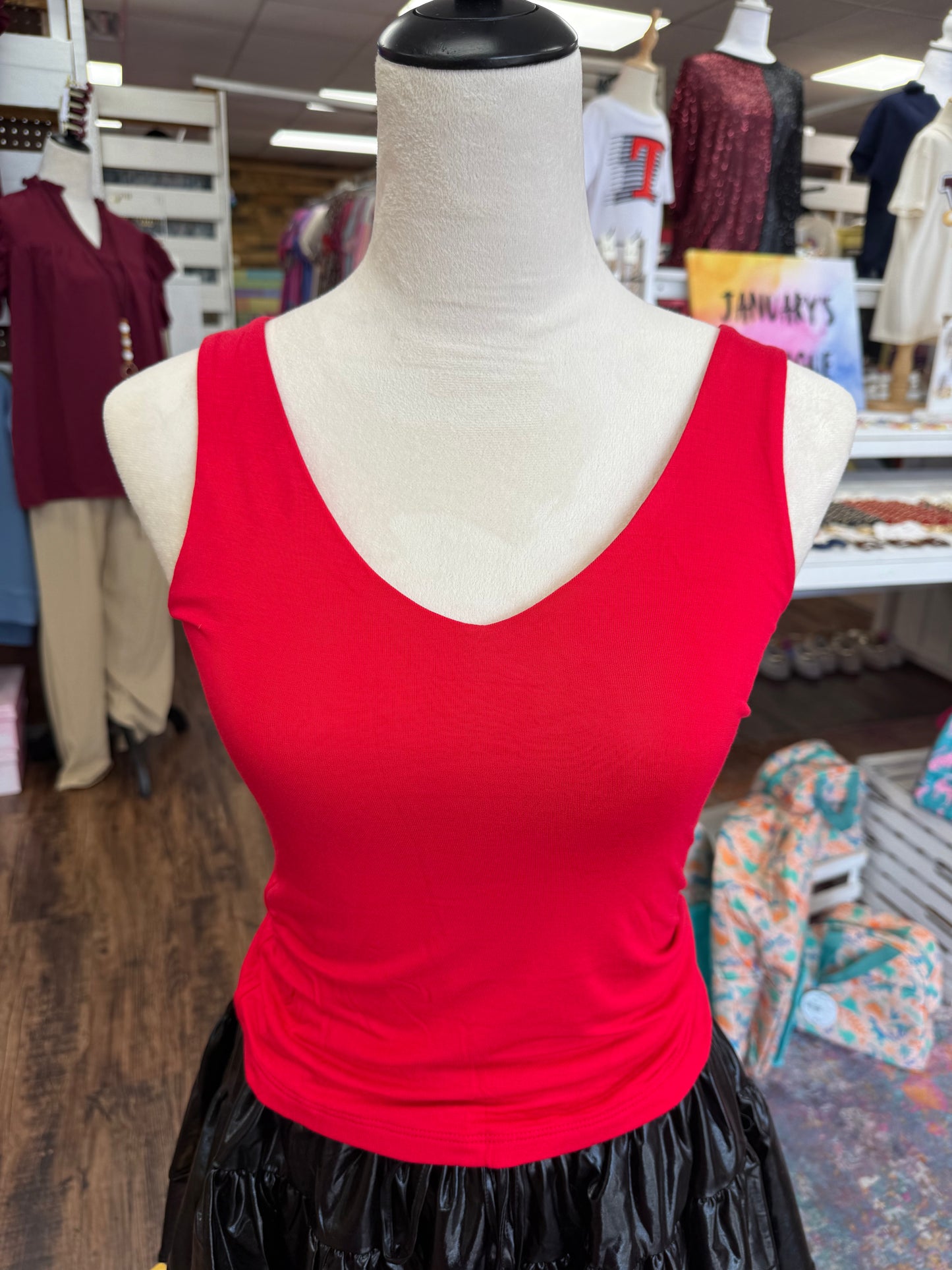 Women’s Ruby V-neck Tank Top