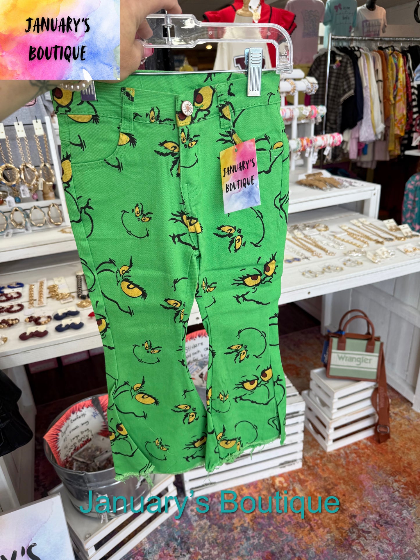 Girl’s Green Jeans