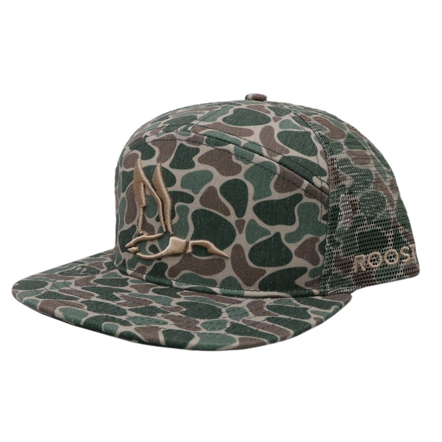 ROOST 7 Panel 3D Puff Camo Hat