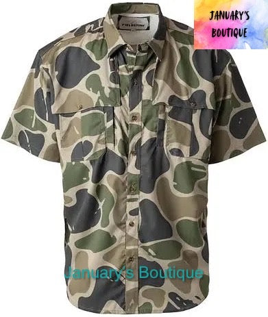 Men’s Backwoods Max Camo Button Down