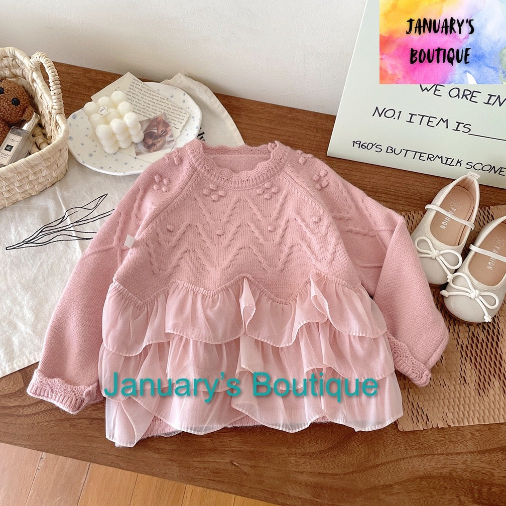 Girl’s Pink Sweater