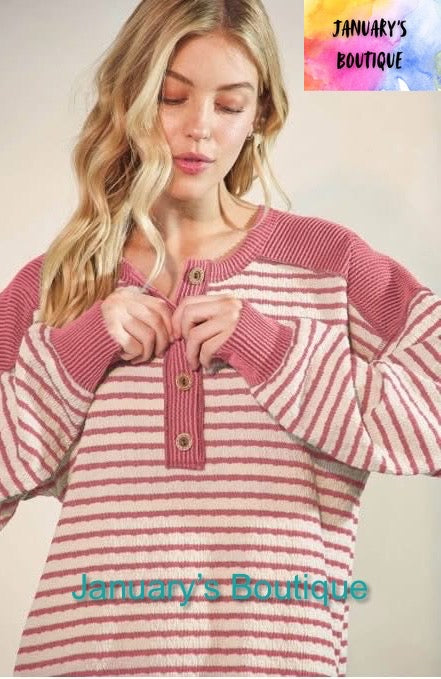 Women’s Cream & Mauve Top