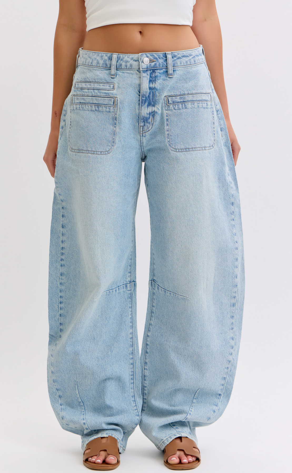 Cello Barrel Jeans 30” Inseam
