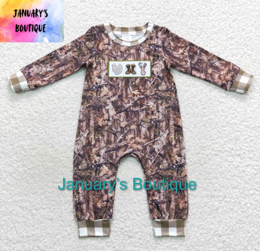 Boy’s Camo Romper