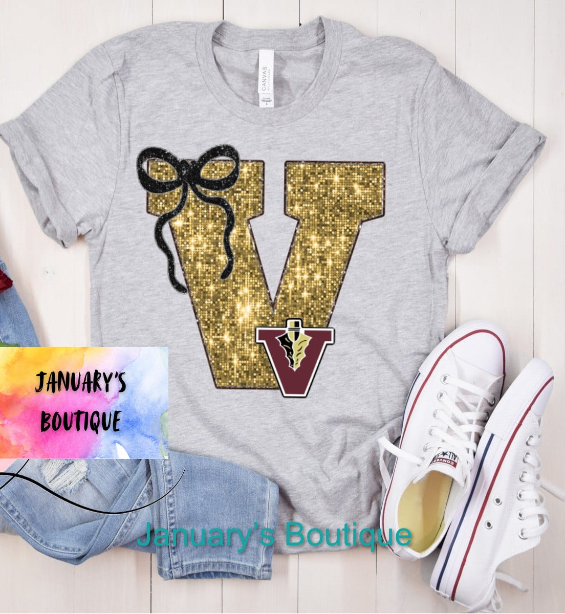 Preorder: Vidalia Glitter Comfort Color T-shirt