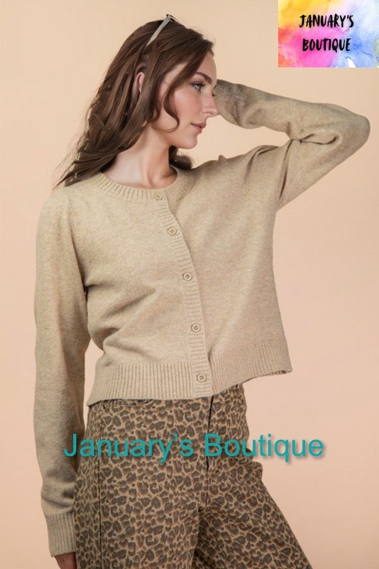 Women’s Oatmeal Cardigan