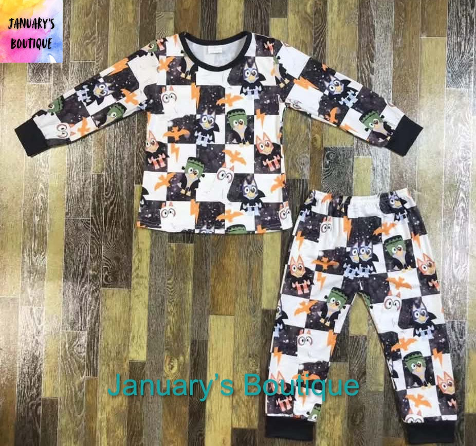 Boy’s Halloween Paw Pajamas