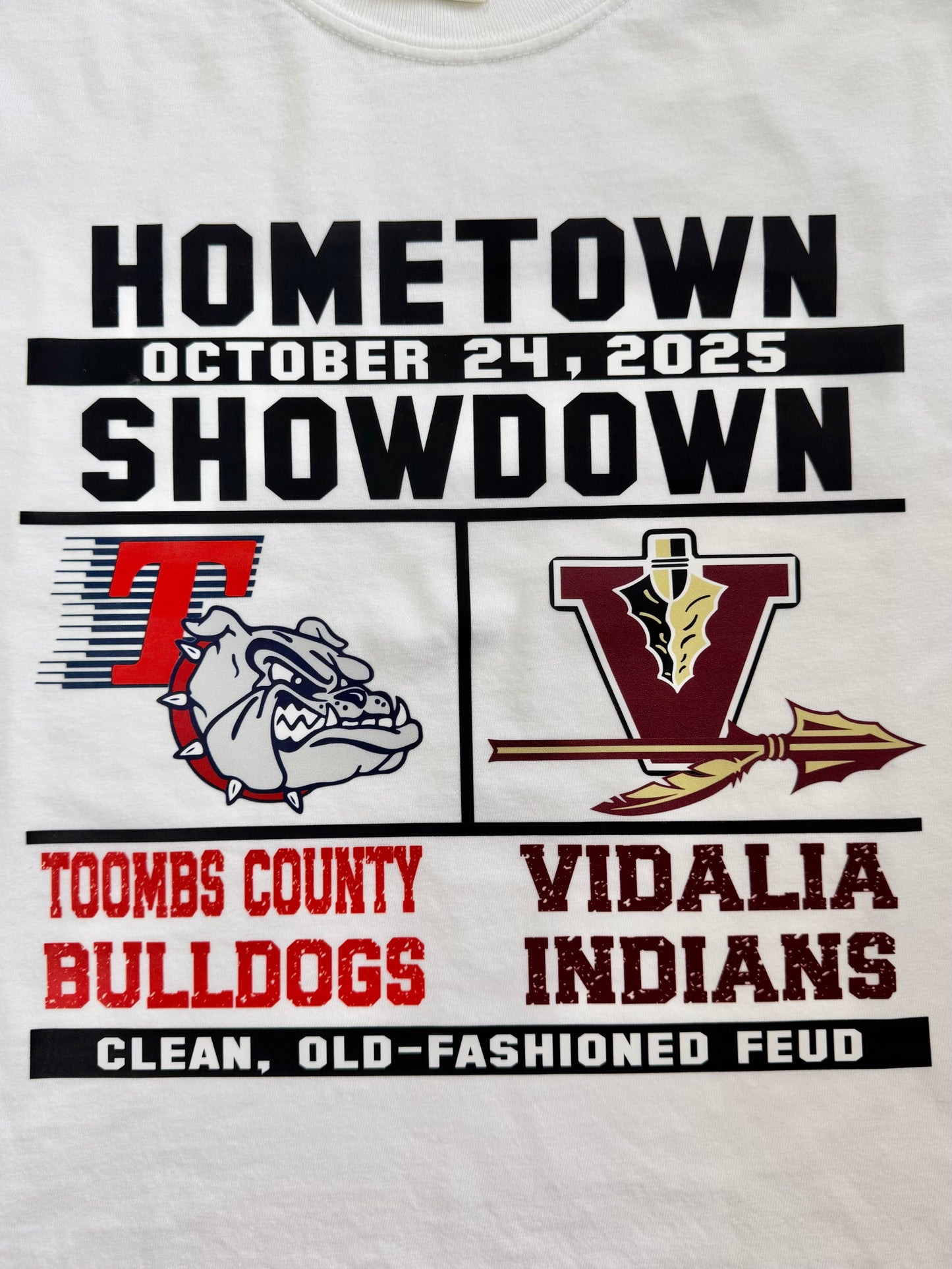 Toombs Vidalia Hometown Showdown Unisex T-shirt