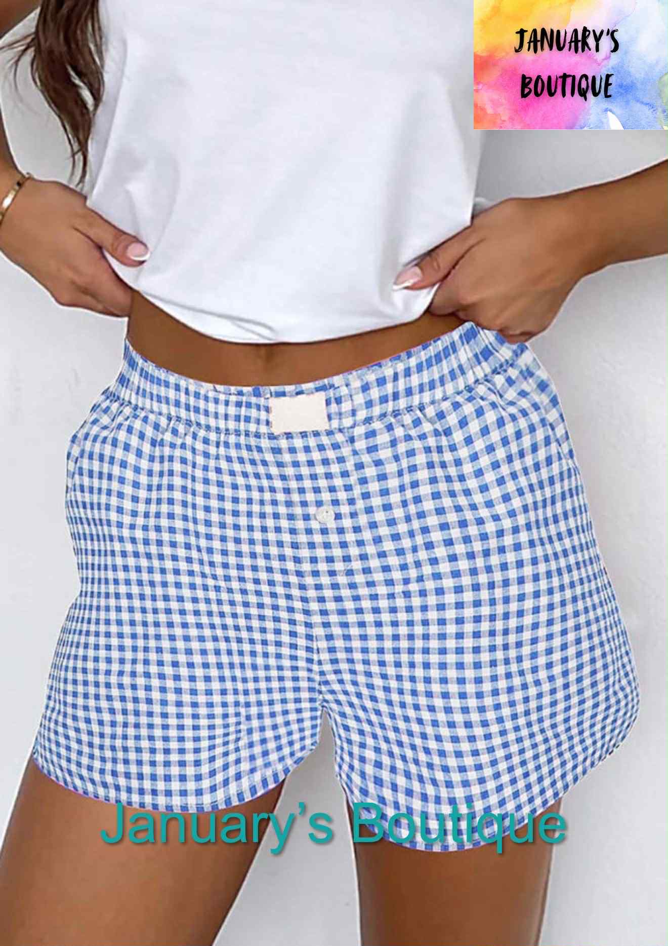 Women's Gingham Shorts