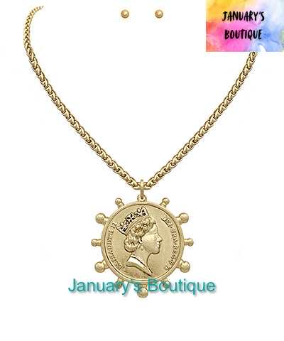 Gold Coin Necklace
