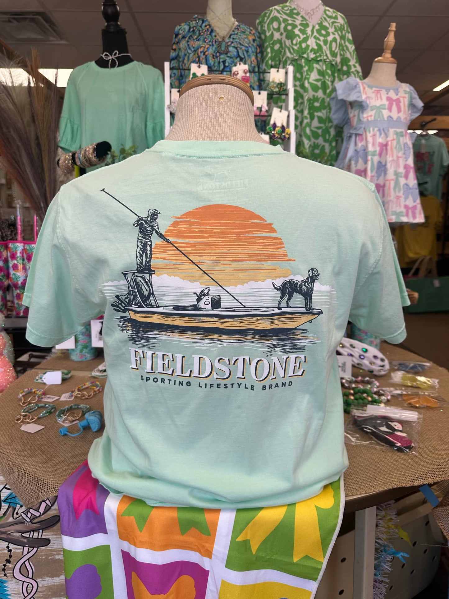 Men's Fieldstone Fishing Boat T-shirt